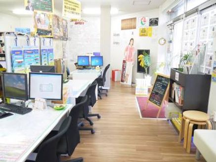 株式会社駅前不動産 株式会社駅前不動産 西鉄津福店 福岡県 久留米市 店内の様子