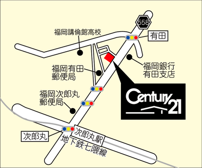 株式会社永観 福岡県 福岡市早良区 店舗地図